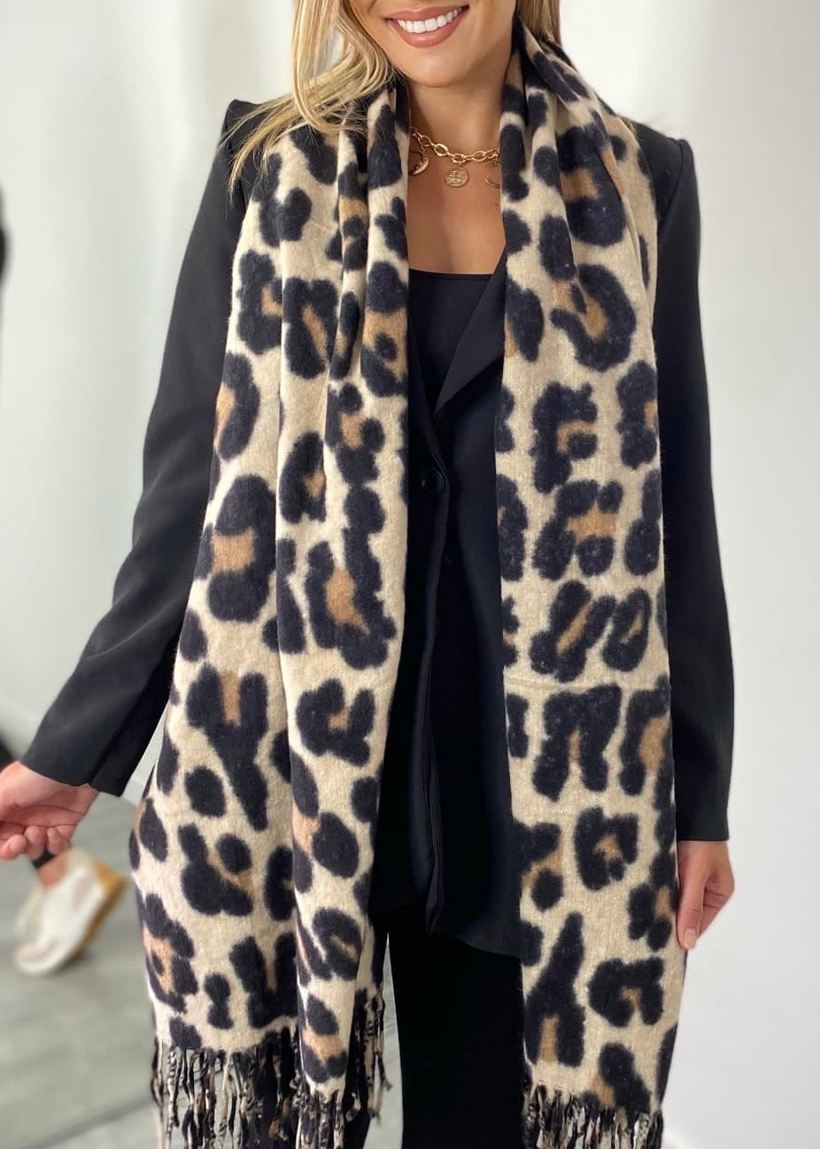 Mili leopard tørklæde