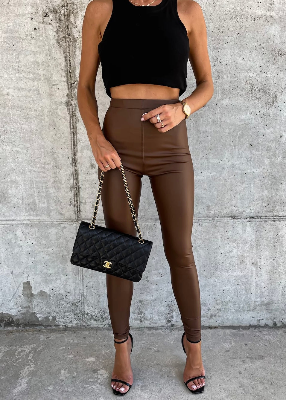 Jayla leggings - brun