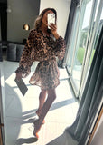 Aubrey leopard love kjole