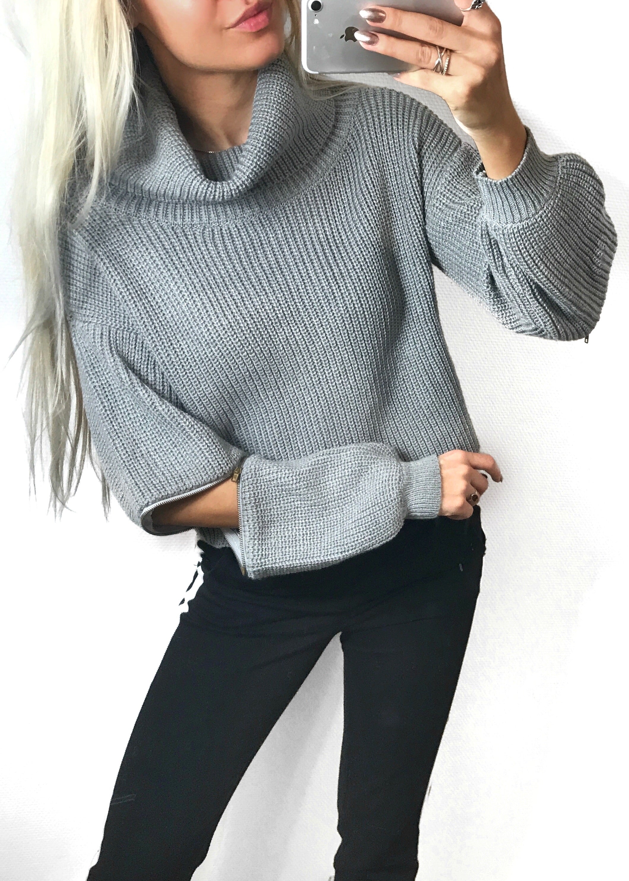 Bella Grå Sweater